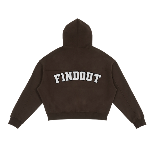 Fleece Zip-Up Boxy Hoodie