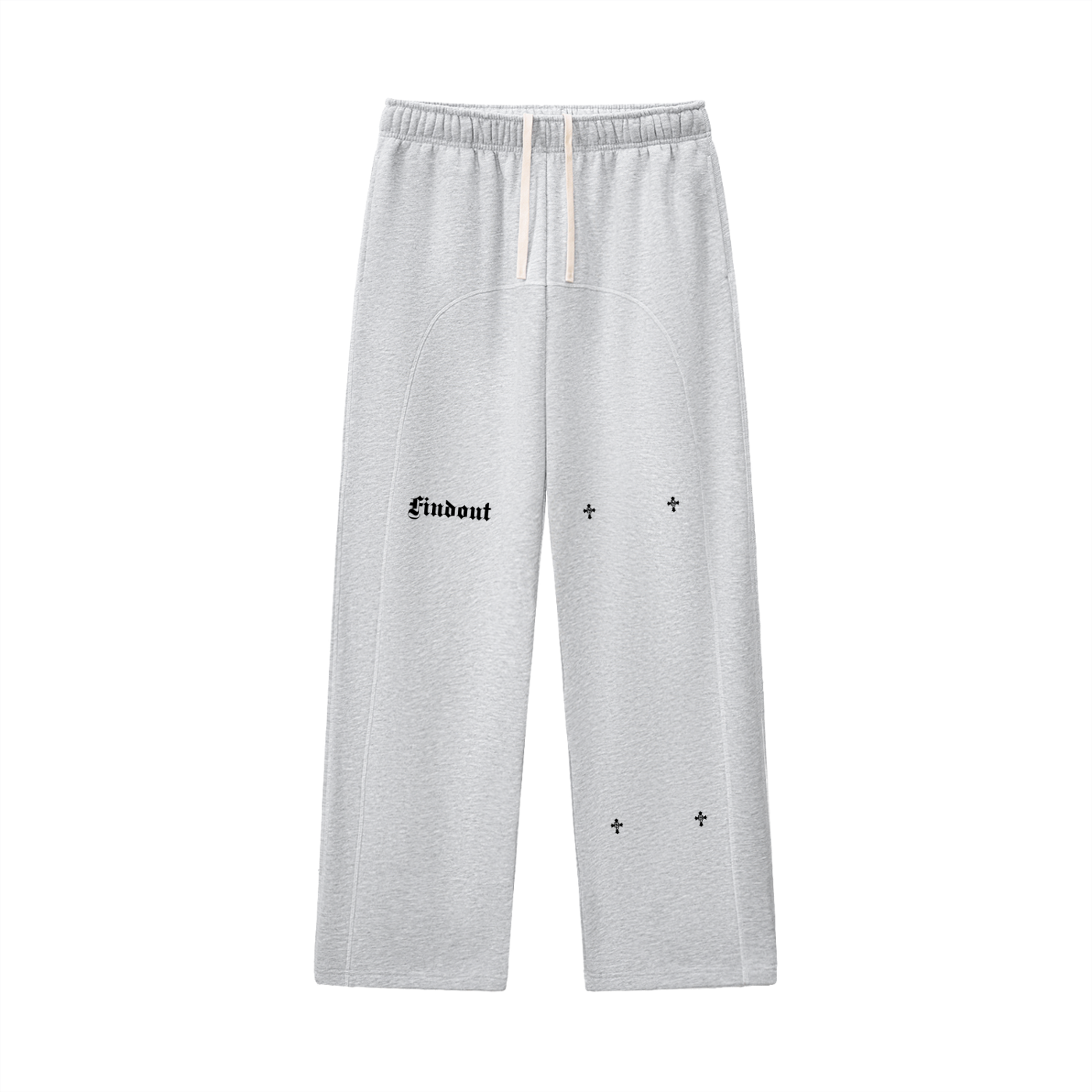 Contrast-Stitched Fleece Sweatpants