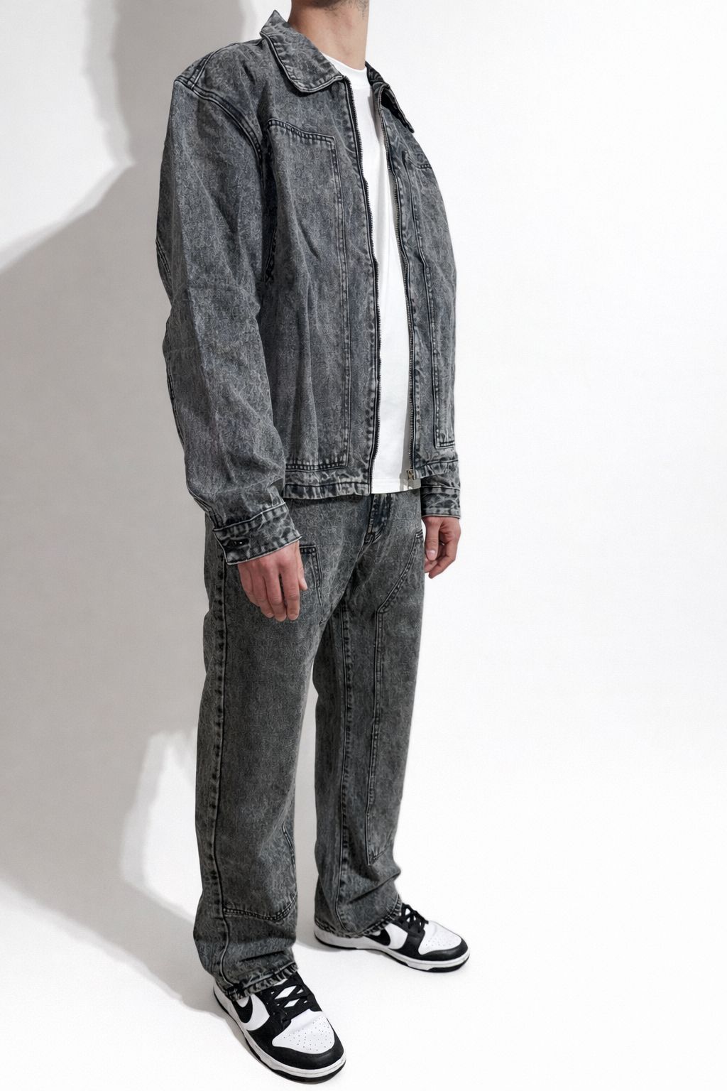 CO-ORDINATO DENIM CHARCOAL WASH