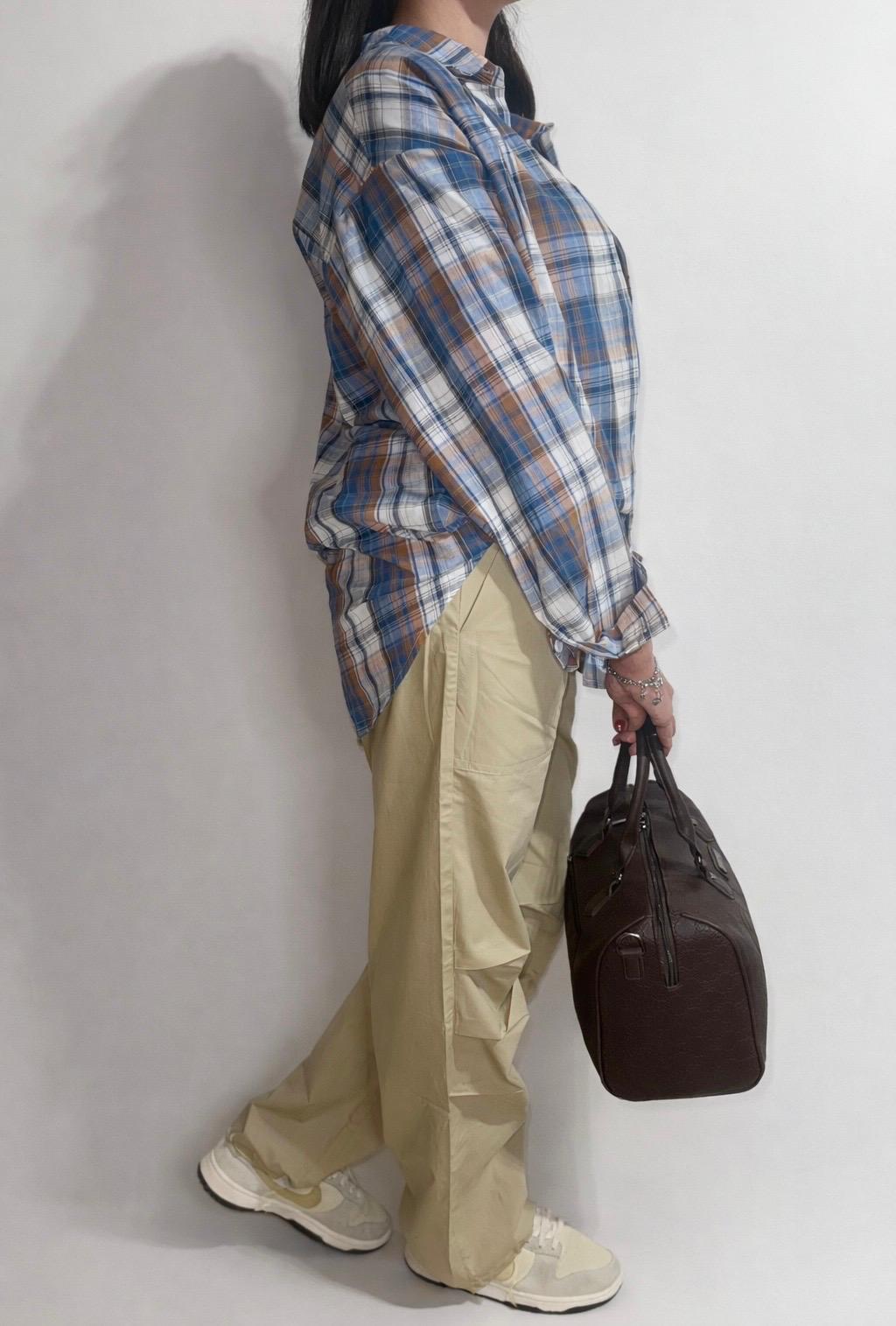 CAMICIA BOYFRIEND A QUADRI