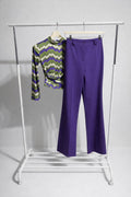 ZALYA SLIM PANT - VIOLET