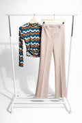 ZALYA SLIM PANT - ALMOND